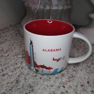 Starbucks 2017 Alabama You Are Here Collectible Coffee Mug